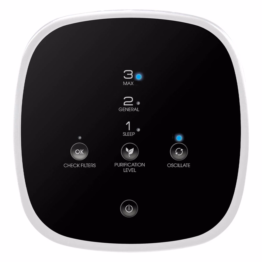 Honeywell Air Genius 3 oscillerende torenluchtreiniger met permanent wasbaar filter - wit, HFD300