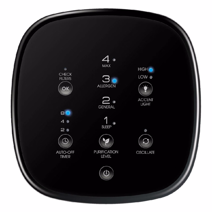 Honeywell Air Genius 4 oscillerende torenluchtreiniger en geurverminderaar - Zwart, HFD310