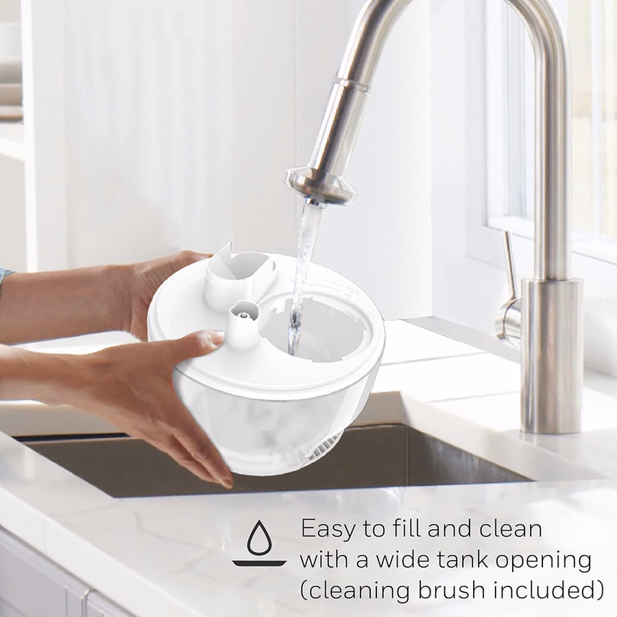Honeywell Mini Luchtbevochtiger met Koele Mist - Wit, HUL525W